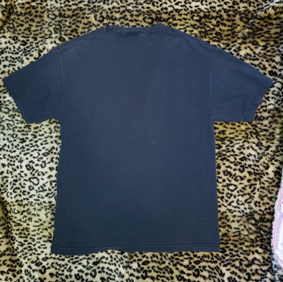 VTG Famous Stars & Straps Men's L Black S/S Tee Shirt STATUE OF LIBERTY Y2K - Picture 5 of 5